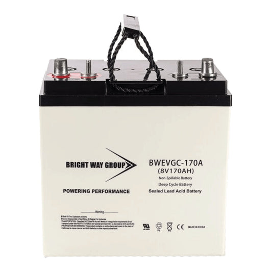 AGM 8V 170AH Universal Deep Cycle Battery BW-EVGC8-170A - Lifts, RV, Floor Scrubbers, and more - Battery World