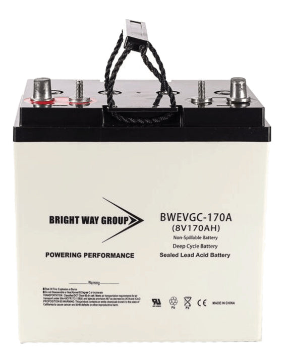 AGM 8V 170AH Universal Deep Cycle Battery BW-EVGC8-170A - Lifts, RV, Floor Scrubbers, and more