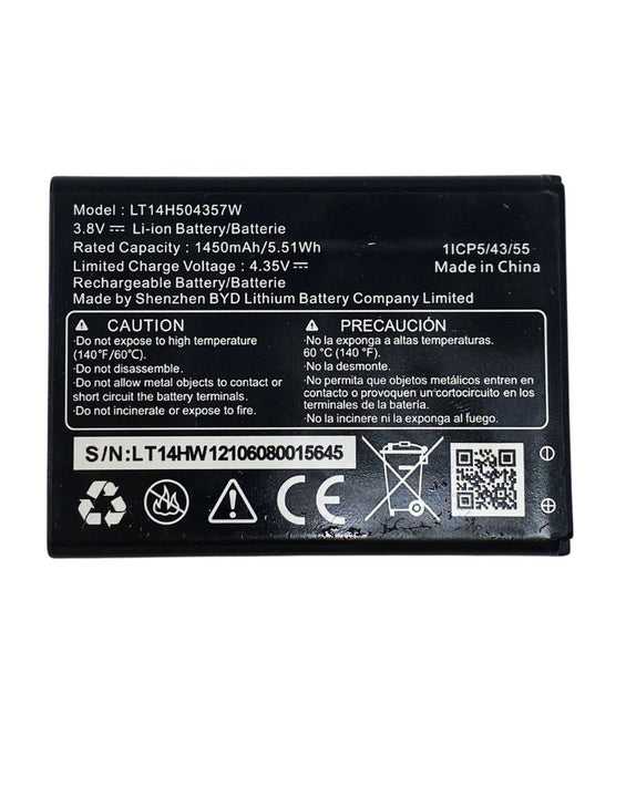 AT&T Cingular Flip Battery LT14H504357W For IV U102AA 3.8v Replacement