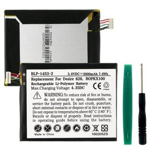 AT&T HTC Desire 626 0PM9120 Replacement Battery B0PKX100 35H00237-01M Tools