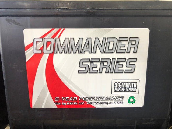 Automotive Battery  Commander Series Marine Deep Cycle Group Size 24 - 140 Reserve Capacity