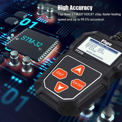 Automotive Battery Tester Flipo FP208 Digital Battery Tester - Works on Cars, Trucks, Bikes, and more