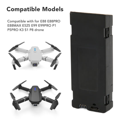 RC Drone Battery Replacement For E88 E88PRO E88MAX