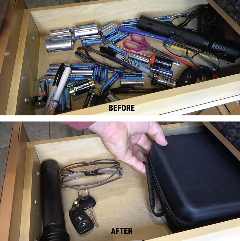 Battery Storage with Battery Tester - Battery World