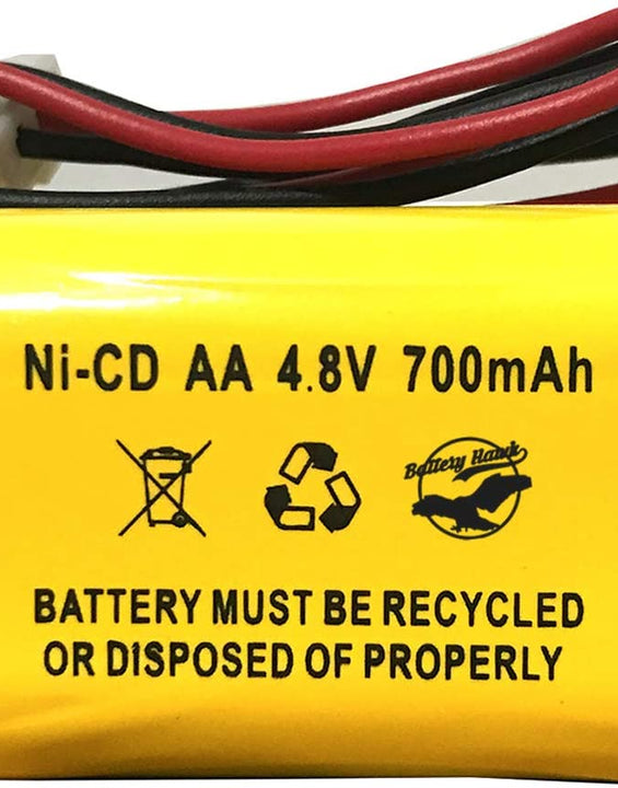 BL93NC487 Unitech AA McNair Corun Ni-Cd AA500 4.8v Battery Pack Replacement for Emergency/Exit Light Sign