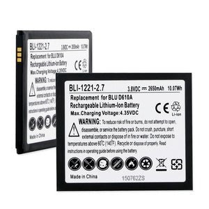 Blu Blt-D610 D610A 3.8V 2650Mah Li-Ion Battery - Battery World