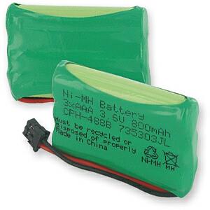 BT446 BT-446 Phone Battery Compatible with Uniden BBTY0503001 BT-1004 BT-1005 GE-TL26402 BT-504 CPH-488B 3.6V 800mAh3X5/4AAA NiMH 800mAh/B CONNECTOR - Battery World