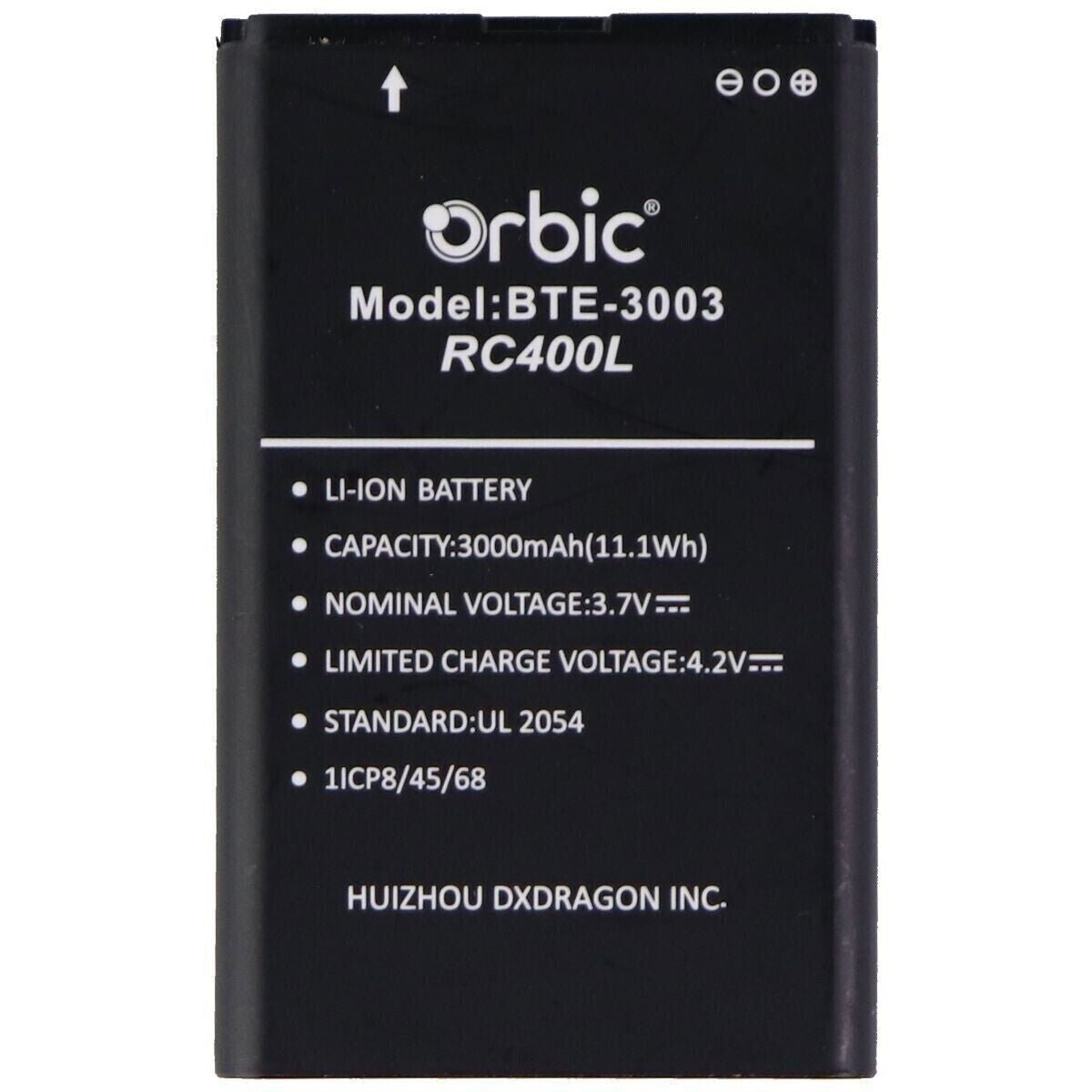 Orbic Rc545l BTE-3003 Battery Verizon Orbic Speed Mobile Hotspot RC400L – Battery World