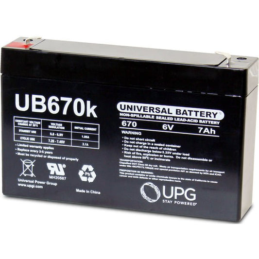 BW 6v 7ah Sealed Lead Acid - Battery World