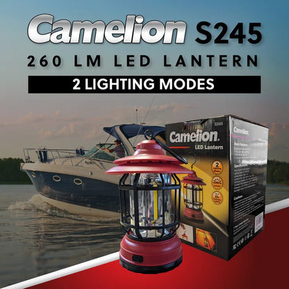 Camelion 260LM LED Lantern w/ 2 Lighting Modes - Battery World