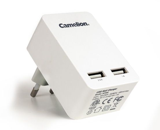 Camelion Dual USB Wall Charger - Battery World