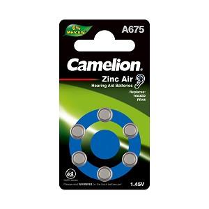 Camelion Hearing Aid Batteries A675-BP6 6pk - Battery World