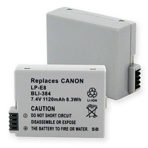 Canon LP-E8 Rebel Canon LP-E8 EOS 550D REBEL T2i T3i Battery - Battery World