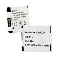 Canon Nb-11L 3.6V 650mAh Battery - Battery World