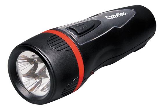 Emergency Ready Flashlight with Rechargeable Wall Plug-In - Battery World