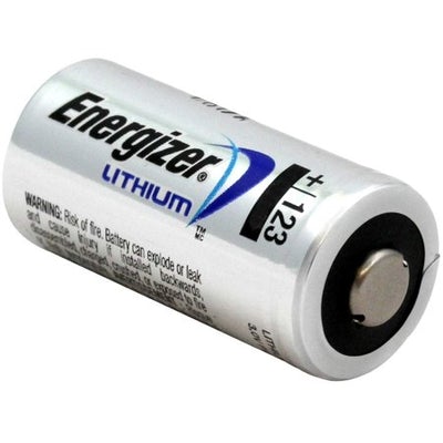 Energizer CR123A 3V Lithium Button Top Battery El123APBp L123A DL123a –  Battery World