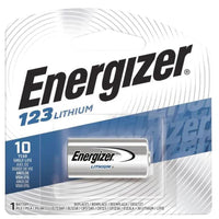 Energizer CR123A 3V Lithium Button Top Battery El123APBp L123A DL123a Cr17345 - Battery World