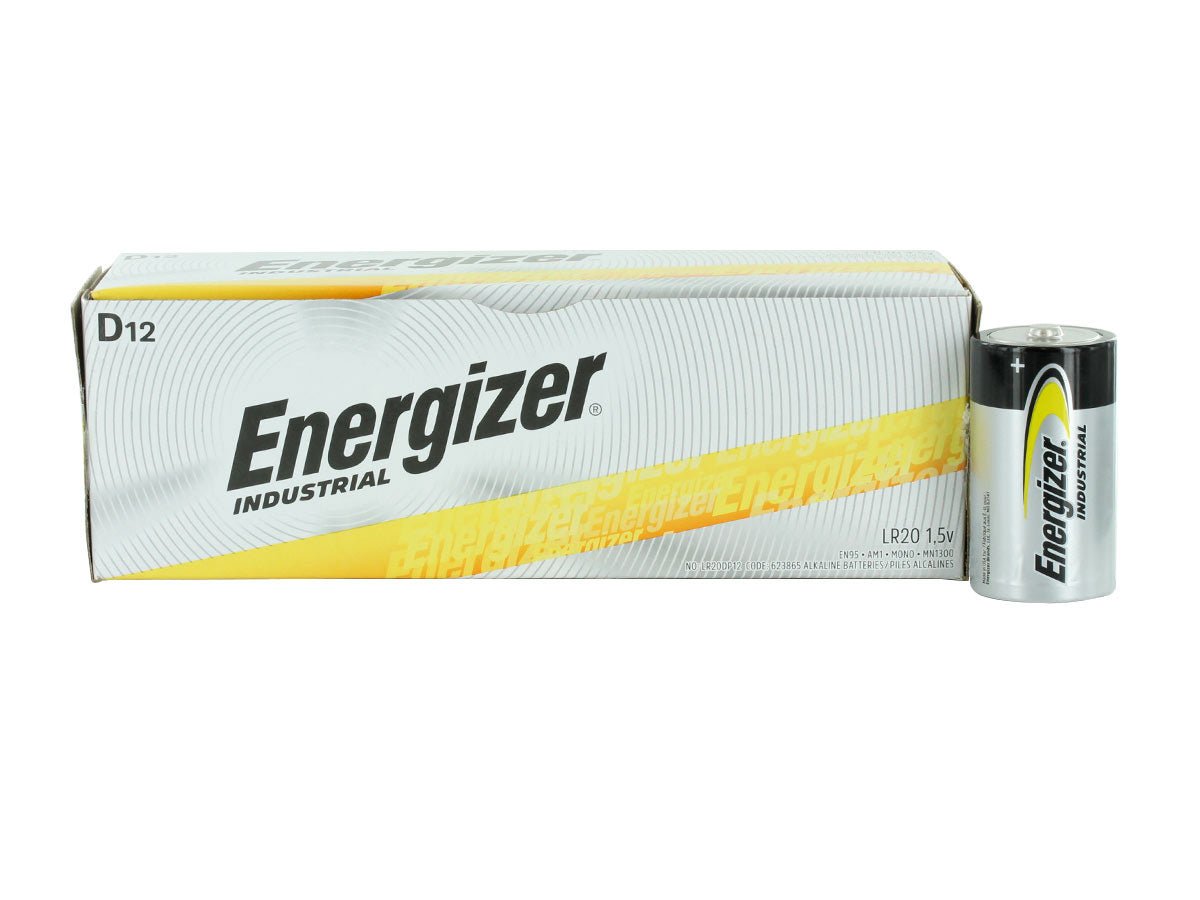 Energizer D Battery 12pk - Battery World