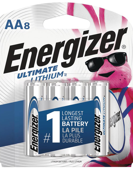 Energizer Lithium Battery AA 8pk