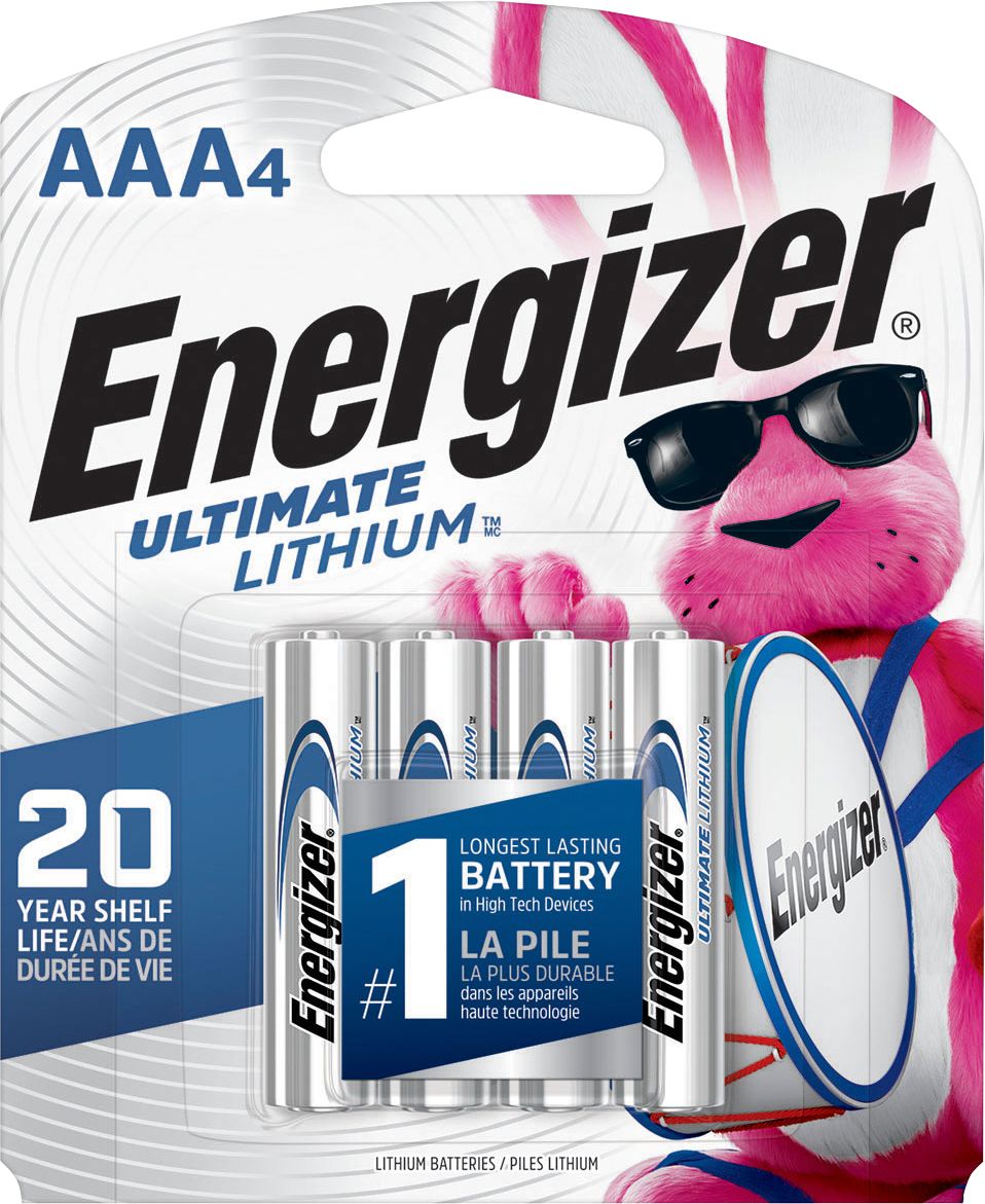Energizer Lithium Battery AAA 4pk - Battery World