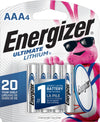 Energizer Lithium Battery AAA 4pk - Battery World