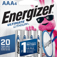 Energizer Lithium Battery AAA 4pk - Battery World