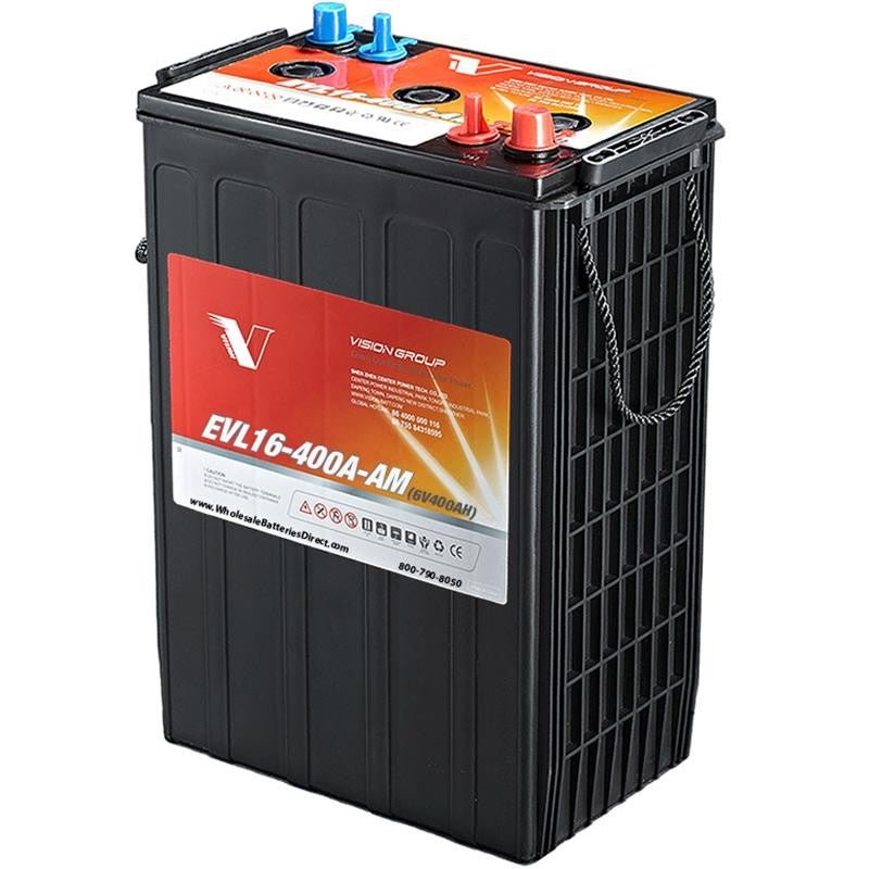EVL16A-A L16 6v 400ah Replacement Battery Vision AGM Dry Cell for Floor Scrubber and Sweepers