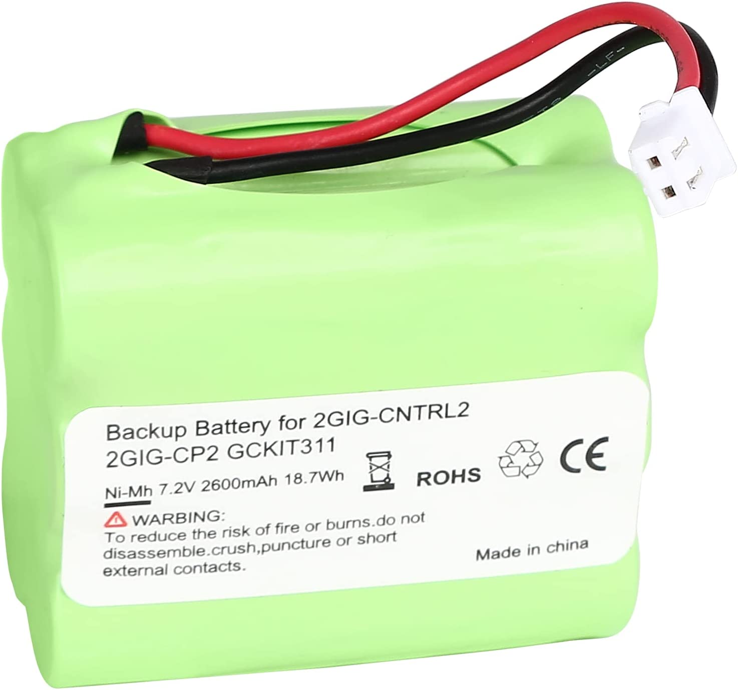Fits For 2gig BATT1X BATT2X BATT1 GC2 2GIG-CNTRL2 Replacement Battery - Battery World