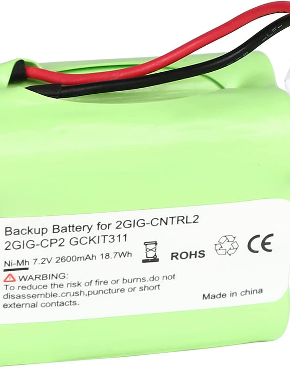 Replacement Battery 2gig BATT1X BATT2X BATT1 GC2 2GIG-CNTRL2