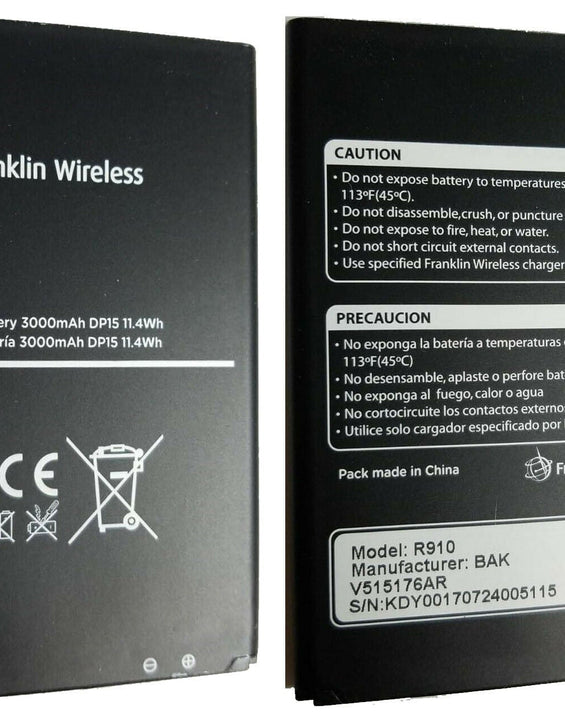 Franklin Wireless Hotspot Battery R910 V515176AR