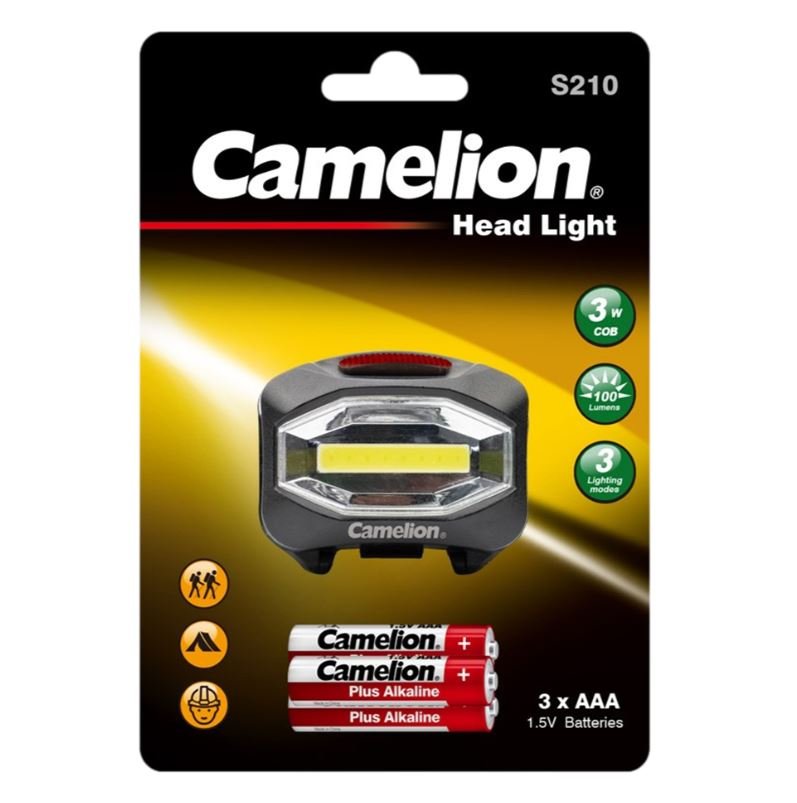 Headlamp Camelion S210 Work Flash Light - Battery World