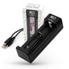 Hohm Battery Charger - 1 Slot Universal Battery Charger for 18650, 26650, 22650, 21700, 20700, and more - Battery World