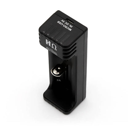 Hohm Battery Charger - 1 Slot Universal Battery Charger for 18650, 266 Battery World Hohm Battery Charger - 1 Slot Universal Battery Charger for 18650, 266 Battery World