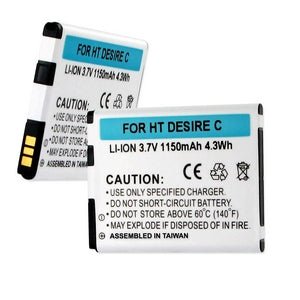 Htc Desire C Pl01200 Pl01210 3.7V 1150Mah Li-Ion Battery - Battery World