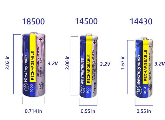 IFR14430 Batteries For Solar Lights 4 pack