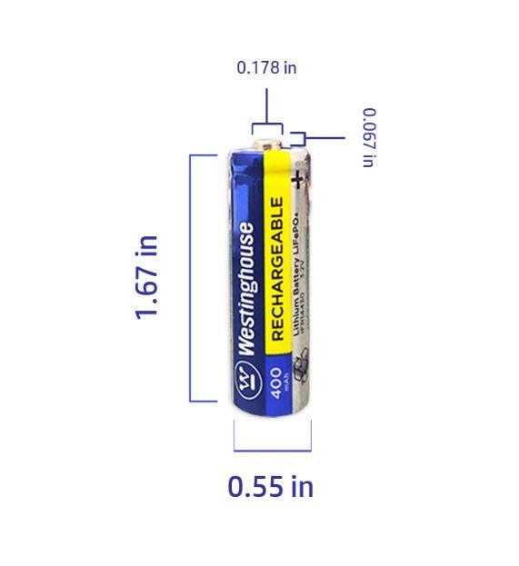 IFR14430 Batteries For Solar Lights 4 pack - Battery World