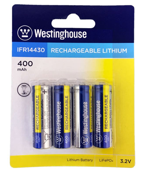 IFR14430 Batteries For Solar Lights 4 pack - Battery World