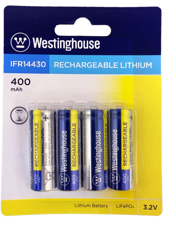 IFR14430 Batteries For Solar Lights 4 pack