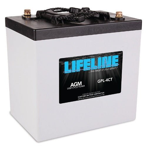 Lifeline GPL-4CT 6v 220ah GPL-4CT Deep Cycle Battery for RV, Floor Scrubbers, Lifts, and More - Battery World