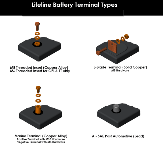 Lifeline GPL-4CT 6v 220ah GPL-4CT Deep Cycle Battery for RV, Floor Scrubbers, Lifts, and More - Battery World