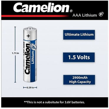 Lithium AA Battery 4-Pack