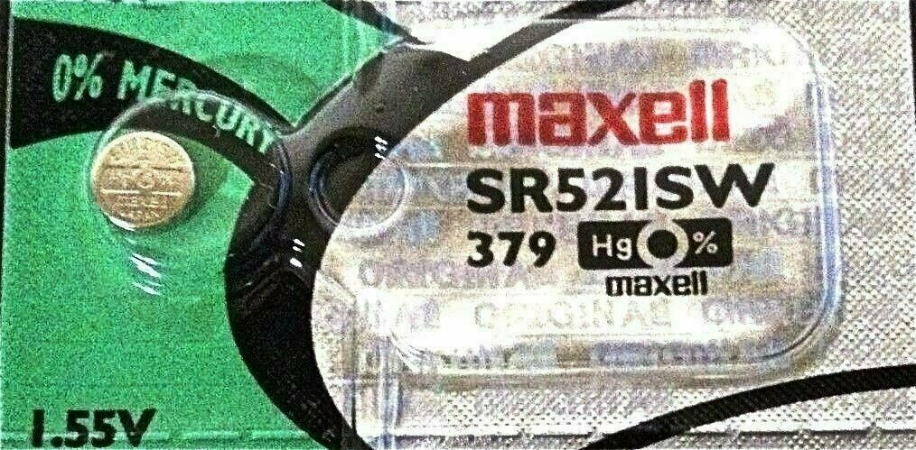 Maxell SR521SW 379 Battery Silver Oxide (Longest Lasting) - Battery World