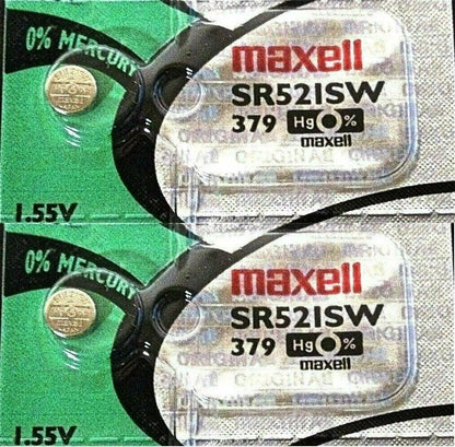 Maxell SR521SW 379 Battery Silver Oxide (Longest Lasting) - Battery World