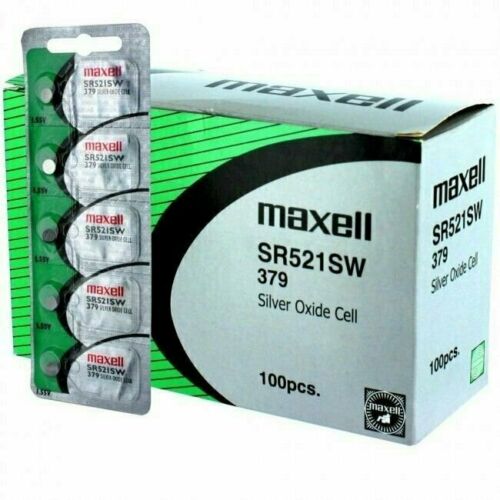 Maxell SR521SW 379 Battery Silver Oxide (Longest Lasting) - Battery World