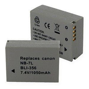 NB7L for Canon NB-7L Battery for PowerShot G10 G11 G12 SX30 IS