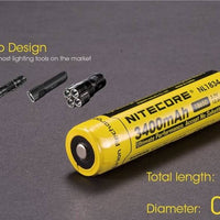 Nitecore 18650 Battery NL1834 3400mAh - Battery World