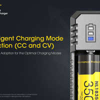 NiteCore Battery Charger UI1 for 18650 Batteries, and all compatible sizes - Battery World