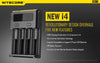 Nitecore I4 Charger Universal Battery Charger for 18650 18500 26650 AA, AAA Plus - Battery World
