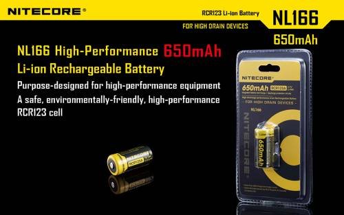 NL166 650 mAH Rechargeable Li-ion 123A - Battery World