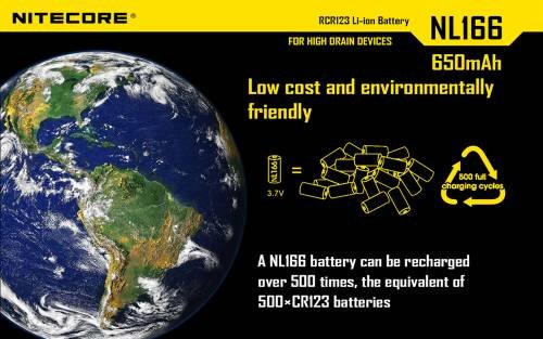 NL166 650 mAH Rechargeable Li-ion 123A - Battery World